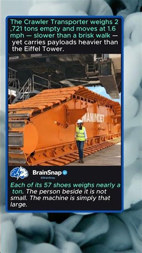 Crawler Transporter vs Human Scale