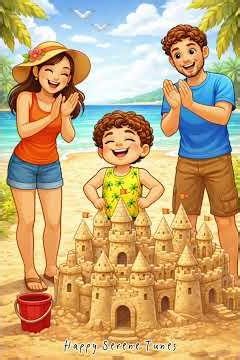 Little Sandcastle King 👑🏖️ Kids Song | Fun Song | Nursery Rhymes #shorts