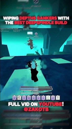 Wiping DEPTHS GANKERS With THE BEST DEEPSPINDLE BUILD #roblox #deepwokenroblox #deepwoken #fyp