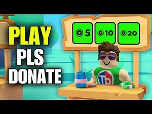 How To Play Pls Donate In Roblox (Step by Step) | Setup Pls Donate Stand