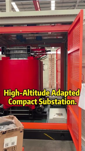 High-Altitude Adapted Compact Substation.#powerequipment #electricalengineering #transformers