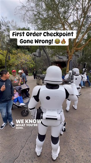 24K views · 351 reactions | When the First Order Wants Your ID… and You Instantly RUN  #StarWars #FirstOrder #Disneyland Star Wars | Elijah Bergwitz | Facebook