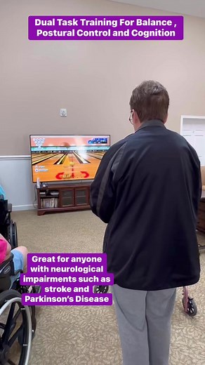 Activity that greatly improves balance, postural control and cognition of individuals with neurological and cognitive impairments such as Stroke, Parkinson’s disease and Dementia. Assistance needed for safety. #physicaltherapy #mobility #exercise #AddingLifeToYears #reels | Doc H.