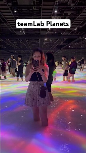 teamLab Planets.🌿 #travel #vlog #minivlog #keşfet #japan