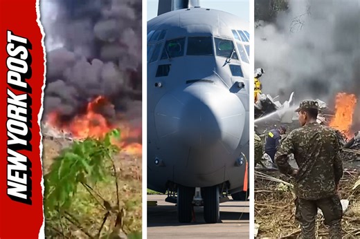 Colombian Hercules C-130 engulfed in flames, at least 66 dead in horror crash