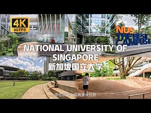 Singapore- National University of Singapore Walking Tour | 沉浸式漫步在新加坡Top1大學 全球第八的新加坡國立大學 [4K 60FPS]