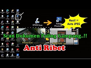 Cara Mudah Scan Dokumen Menggunakan Photoshop cs3 [anti ribet]