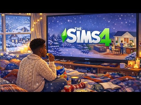 Snowed In? Here's A Calm Sims 4 Let's Play For 1 Hour❄️ *Chill Commentary*