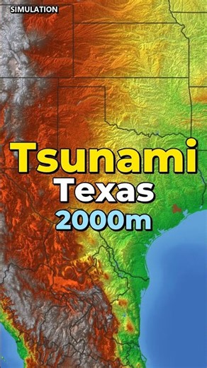 What If a Tsunami Hit Texas? (Geographic Simulation