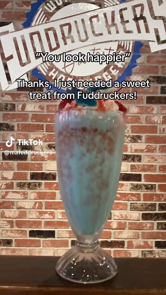Indulge in the Great White Swirl Shake at Fuddruckers