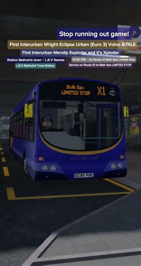 Mendip Explorer Wright Eclipse Urban (Euro 3) Discontinued μ's On Route X1 Spa Roblox Bathwick town