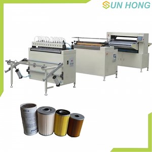 [Hot Item] Eco Oil Fuel Filter Making Filter Paper Rotary Pleating Floding Machine