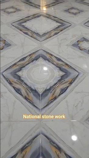 2by2 flooring tiles fitting diamond pattern