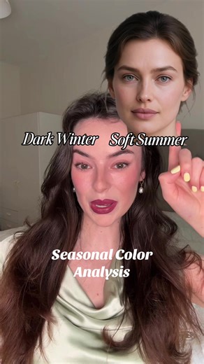 Soft Summer vs Dark Winter: Seasonal Color Analysis