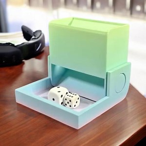 Compact Folding Dice Tower: Portable DND Gaming Accessory - Etsy