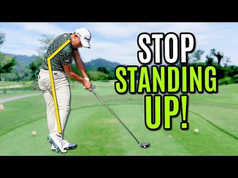 This Trick Finally Fixes Standing Up In The Golf Swing
