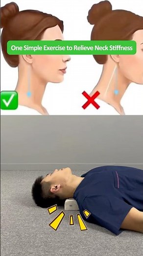 One Simple Home Exercise to Relieve Neck Stiffness and Neck Discomfort