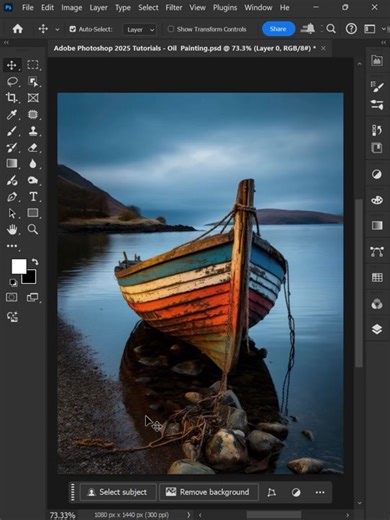 Create Oil Painting Effect in Adobe Illustrator 2025