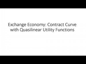 How to Solve for Contract Curve with Quasilinear Utility Functions