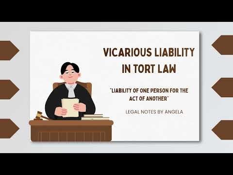 Vicarious Liability in Tort Law | Meaning, Essentials, Exceptions & Case Laws | LLB & Judiciary