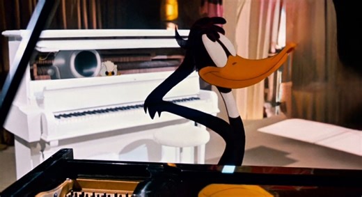 Donald and Daffy - Dueling Pianos (1988) Who Framed Roger Rabbit? Directed by Robert Zemeckis Based on comic by Gary K. Wolf Distributed by Buena Vista Pictures Released 6/21/88 (USA) Starring Bob Hoskins as Eddie Valiant Stubby Kaye as Marvin Acme Tony Anselmo as Donald Duck Mel Blanc as Daffy Duck #RogerRabbit #BobHoskins #whoframedrogerrabbit #robertzemeckis #StubbyKaye #DonaldDuck #1980s #1980smovies #80smovies #80sComedy #1980sComedy #comedyclips #movieclips #adultcartoons #adultanimation #