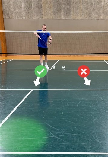 Flick serve TRICK 😀 This is a small, fun badminton flick serve trick you can use in your game. #badminton #badmintonworld #badmintonplayer #badmintontechnique #badmintonindonesia