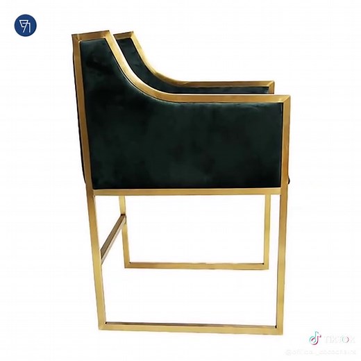 https://buff.ly/QhBlOew ✨ Double the luxury, zero assembly! ✨ These modern green velvet armchairs are *chef’s kiss* for your dining room or cozy corner. Flared arms gold-capped ash legs = instant glam. 💚 Super comfy foam seat holds up to 331lbs—perfect for lounging or hosting. Wipe clean, no stress. #HomeGoals #VelvetVibes #NoAssemblyNeeded