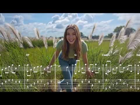 “A Cloudflow Sketch” - Etudes for Solo Guitar Using AI Vol.2 (TAB-PDF)