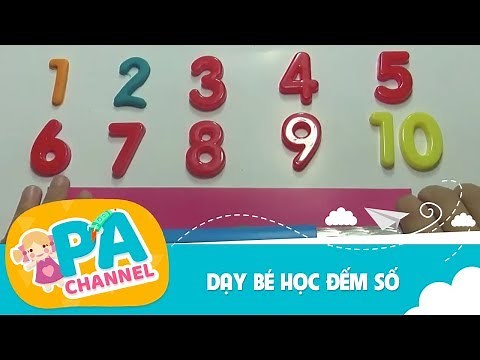 Dạy bé học đếm số từ 1-10 | Trò chơi đất sét nặn Play-doh | Dạy bé nhận biết màu sắc