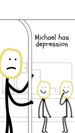 explained ⬇️⬇️⬇️ Depression isn’t always visible. Sometimes the people who seem the happiest are fighting battles no one else can see. The friend who’s always laughing…. The person who keeps everyone else’s spirits up… Just because someone looks okay doesn’t mean they are. Depression doesn’t always look like tears or isolation. Sometimes it hides behind smiles, jokes, and “I’m fine.” That’s why it’s so important to check in on the people you care about…. not just when they’re visibly struggling,