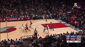 Before Keef hit the shot, John had the block. That gave us a win with 100 points and YOU 50% off Papa John's Pizza DMV today! Promo Code: WIZ50 | Washington Wizards