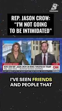 Rep. Jason Crow: “I'm not going to be intimidated"