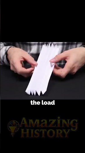 Folded paper is stronger than you think #physics #science