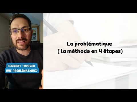 Comment formuler une bonne problématique : la méthodes en 4 étapes.