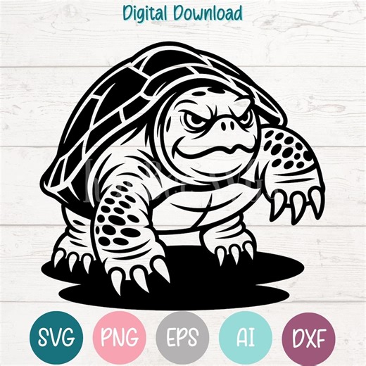 Angry Turtle SVG, PNG, Cricut Cut File (digital Download) - Etsy