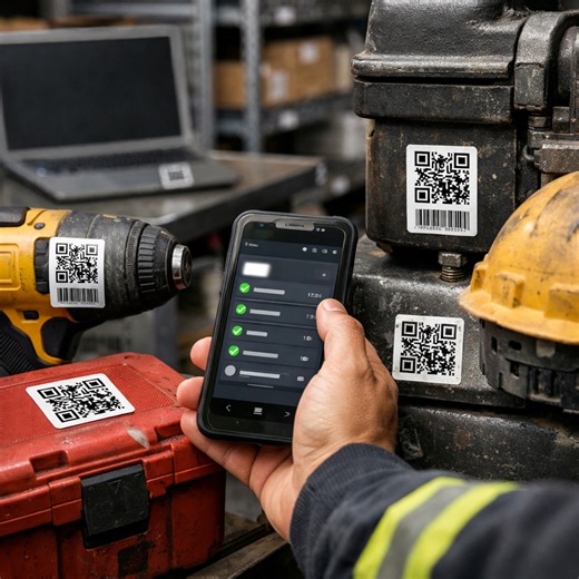 QR Code Asset Identification Labels for Smarter Asset Tracking
