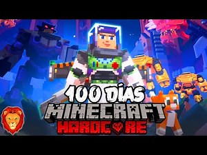 SOBREVIVÍ 100 días en el ESPACIO siendo BUZZ LIGHTYEAR en Minecraft HARDCORE y esto pasó...