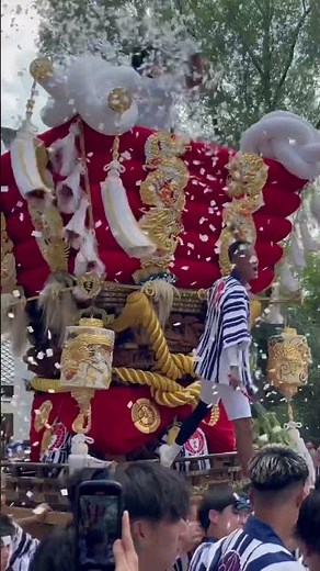石切劔箭神社夏季大祭芝太鼓台宮入