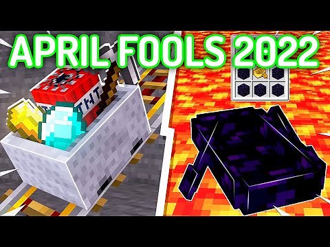 Minecraft APRIL FOOLS UPDATE RELEASED - Minecraft April 2022 Update Snapshot Showcase April 2022