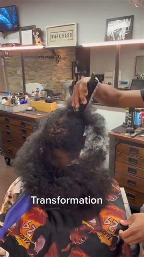 BIG CHOP TRANSFORMATION Wait For The End #Shorts #bigchop #transformation #barber #fade #haircut