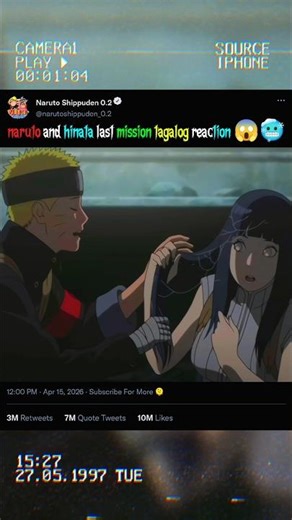 naruto and hinata last mission tagalog reaction #uzumaki #animeedit #anime #trending #naruto #hinata