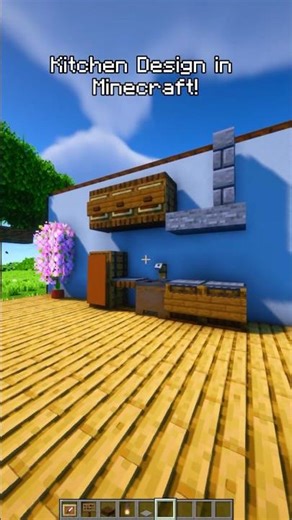 Kitchen Design in Minecraft! 🍳 #shortsvideo
