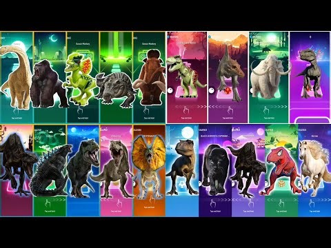 kingkong vs mammoth vs Indoraptor vs albertosaurus vs t-rex