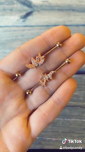 New Rose Gold Industrial Bar bling ✨ Shop all our Rose Gold Industrial Bars here 👇🏼 🛍 https://www.bodycandy.com/search?view=spring&q=rose+gold+industrial Follow us on TikTok here 👇🏼 http://vm.tiktok.com/yNnmdu/ | Body Candy Body Jewelry