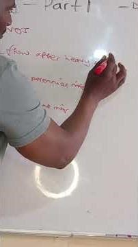 Type of rivers .Grade 12 Geomorphology