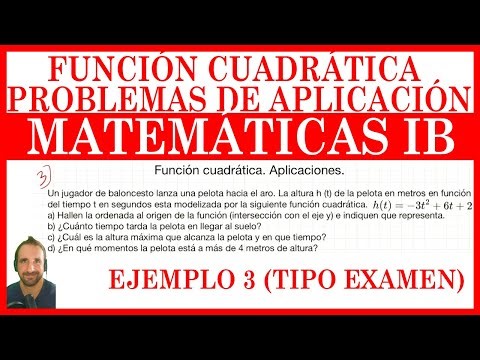 Quadratic Function | Application Problems with Parabolic Motion – Example 3 (IB Mathematics)