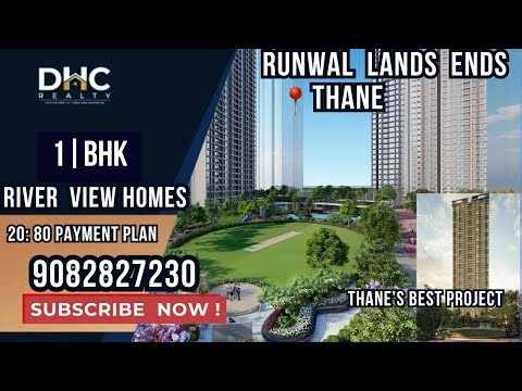 Runwal Landsend 📍Kolshet Thane | 45 Storey | 70+ Amenities | 1 BHK Flat Tour| Best Price, New Launch