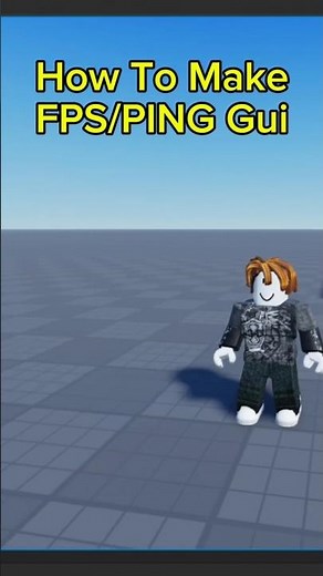 HOW TO MAKE FPS/PING GUI #luau #roblox #robloxgamedesign #tutorial #scripting