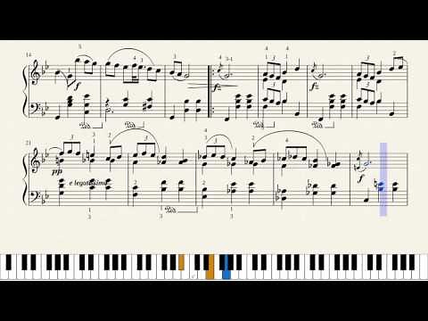 Chopin, Mazurka Op. 67, No. 2. [Piano Tutorial + Sheets]