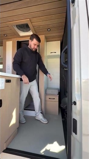144” Sprinter featuring our Mini Beach House floor plan with a few custom modifications
